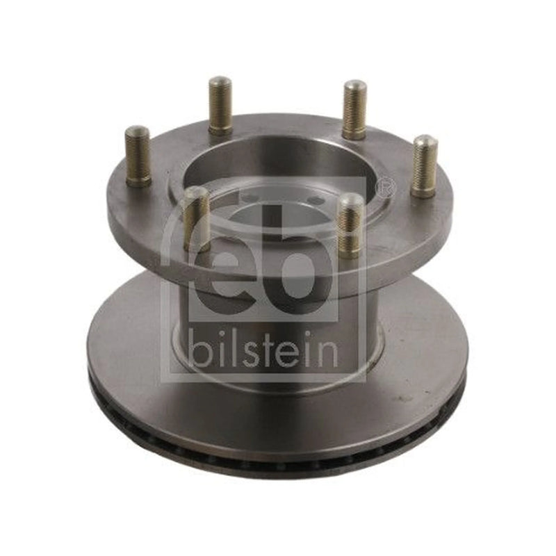 Febi 2 x Internally Vented Front Brake Discs 17347