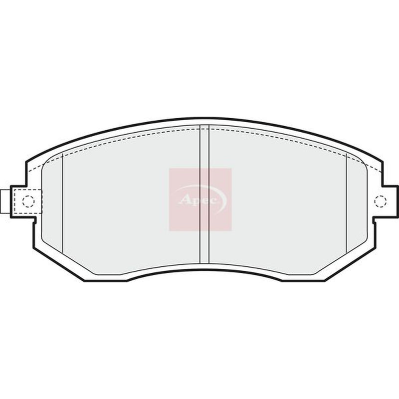 Apec Front Brake Pad Set PAD1454