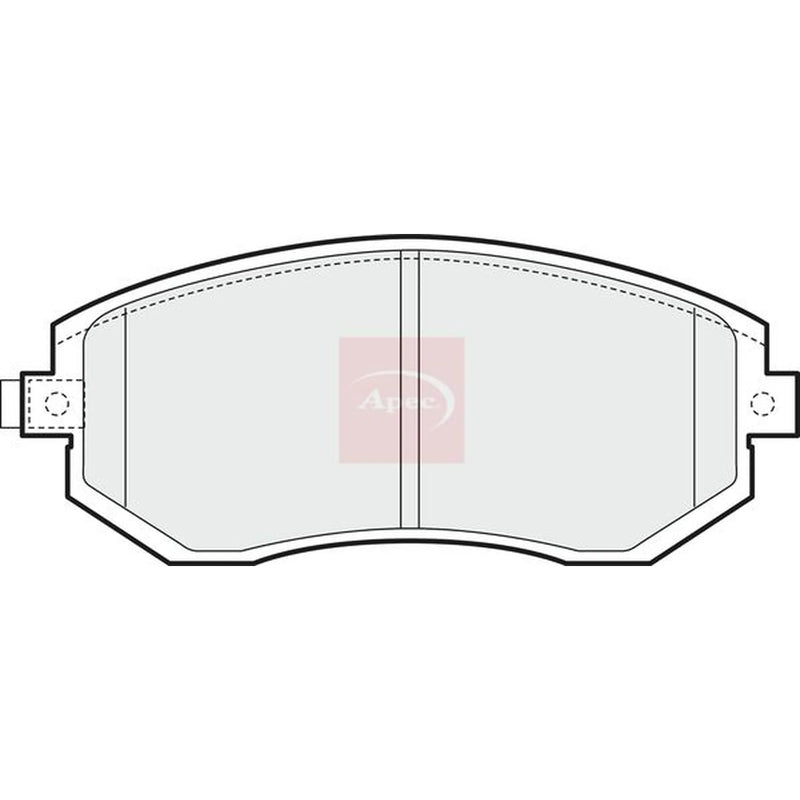 Apec Front Brake Pad Set PAD1454