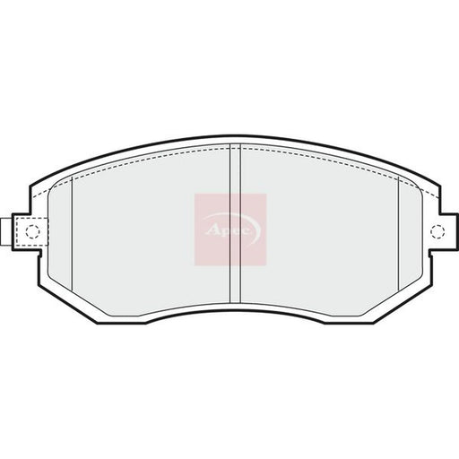 Apec Front Brake Pad Set PAD1454