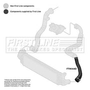 First Line Intercooler Turbo Charge Air Hose FTH1440
