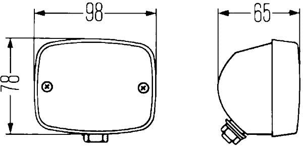 Hella 2NE 003 030-167 Rear Fog Light