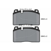 Textar Front Brake Pad Set 2564301