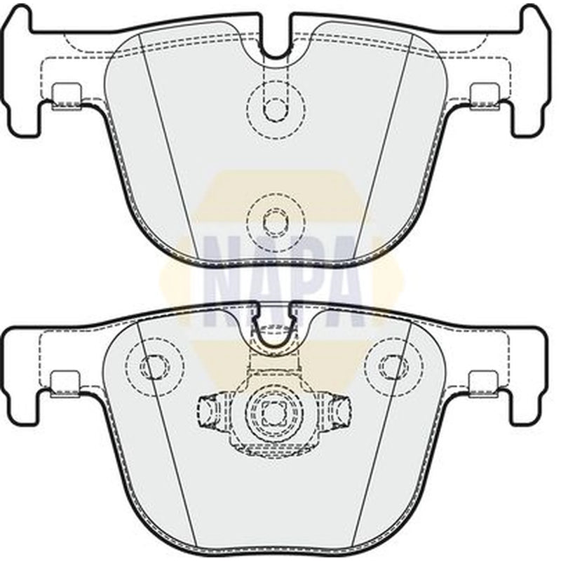 NAPA Rear Brake Pad Set NBP1606