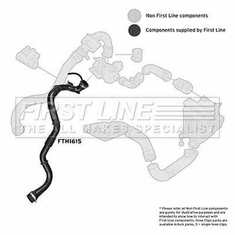 First Line Intercooler Turbo Charge Air Hose FTH1615