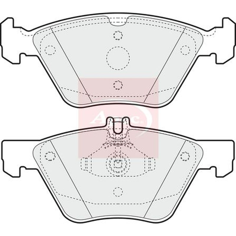 Apec Front Brake Pad Set PAD1393