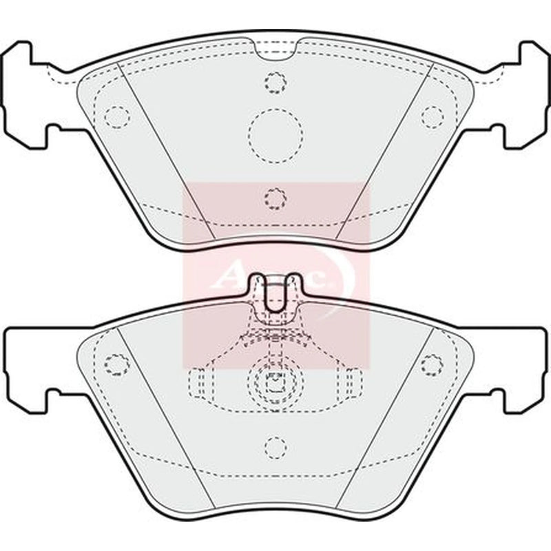 Apec Front Brake Pad Set PAD1393