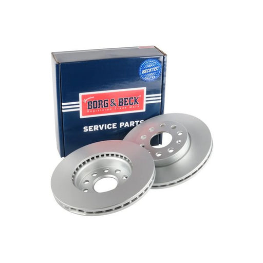 Borg & Beck 2 x Vented Front Brake Discs BBD5393