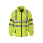 Scan Hi-Vis Yellow Full Zip Fleece - L (42in) - BX210-T L