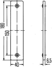 Hella 8RA 002 023-001 Reflector