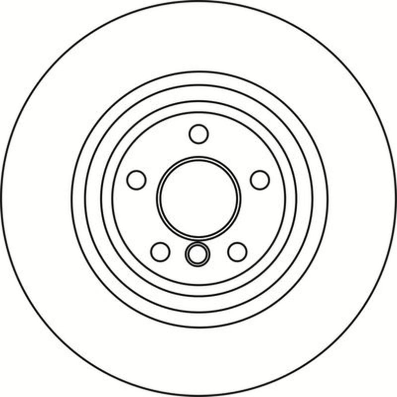 Abtex 2 x Vented Rear Brake Discs BD2154V