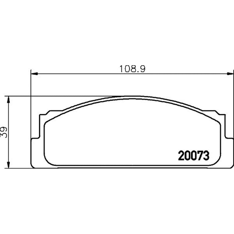 Mintex Front Brake Pad Set MDB1013