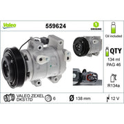 Valeo Air Conditioning Compressor 559624