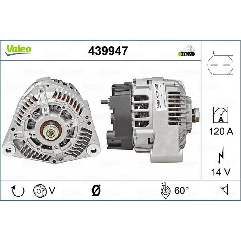 Valeo Car Alternator 12V 439947