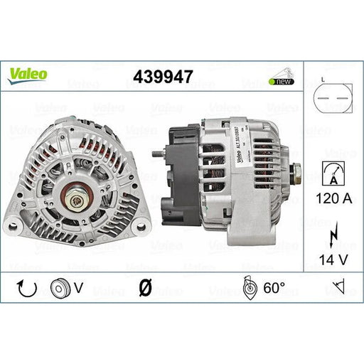 Valeo Car Alternator 12V 439947