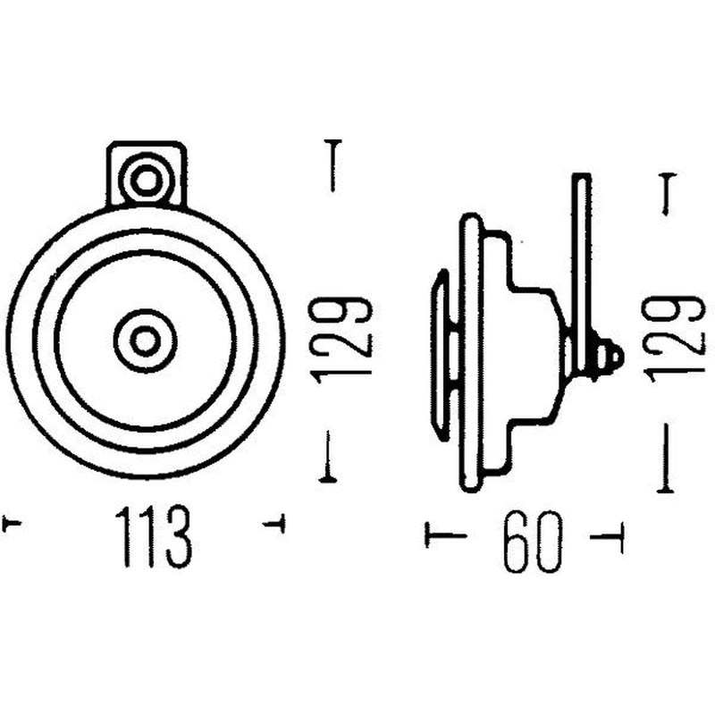 Hella Car Horn Signal Unit 3BA 002 768-771