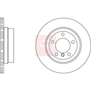 Apec 2 x Vented Rear Brake Discs DSK2722