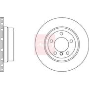 Apec 2 x Vented Rear Brake Discs DSK2722