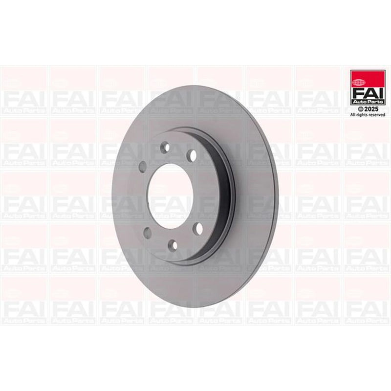 FAI 2 x Solid Rear Brake Discs BD195