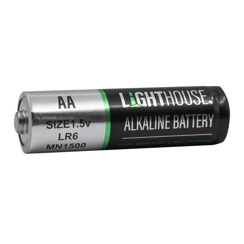 Lighthouse AA LR6 Alkaline Batteries 2400 mAh (Pack 4) - LR6