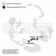 First Line Intercooler Turbo Charge Air Hose FTH1121