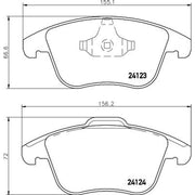 DON Front Brake Pad Set PCP1044
