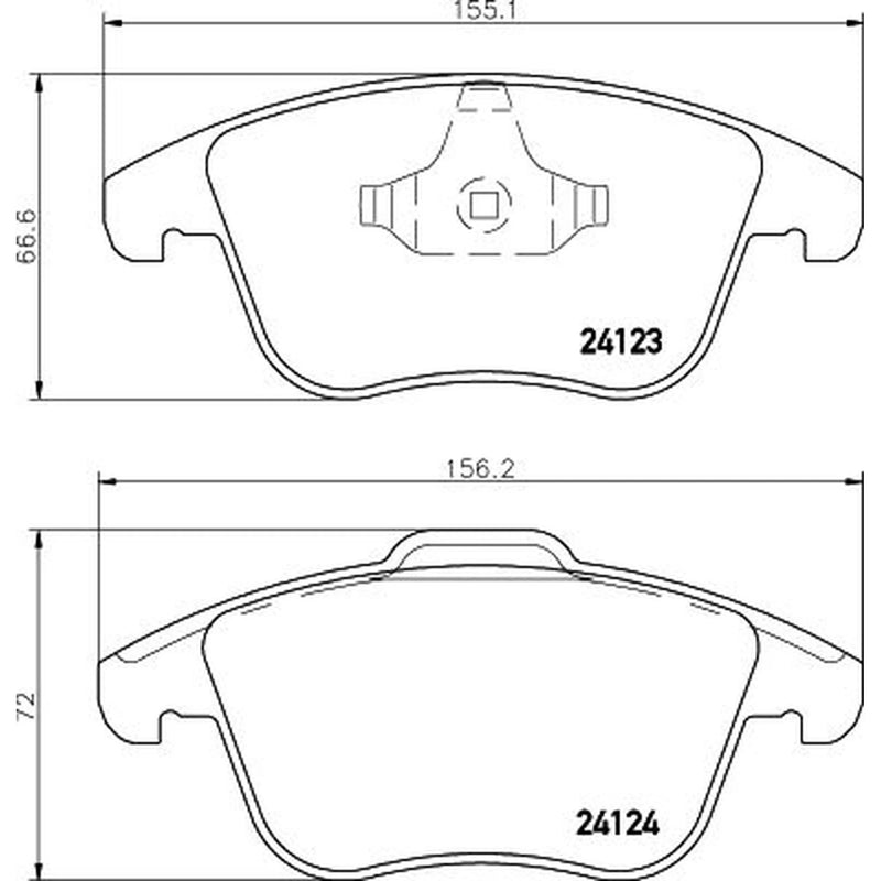 Mintex Front Brake Pad Set MDB2860