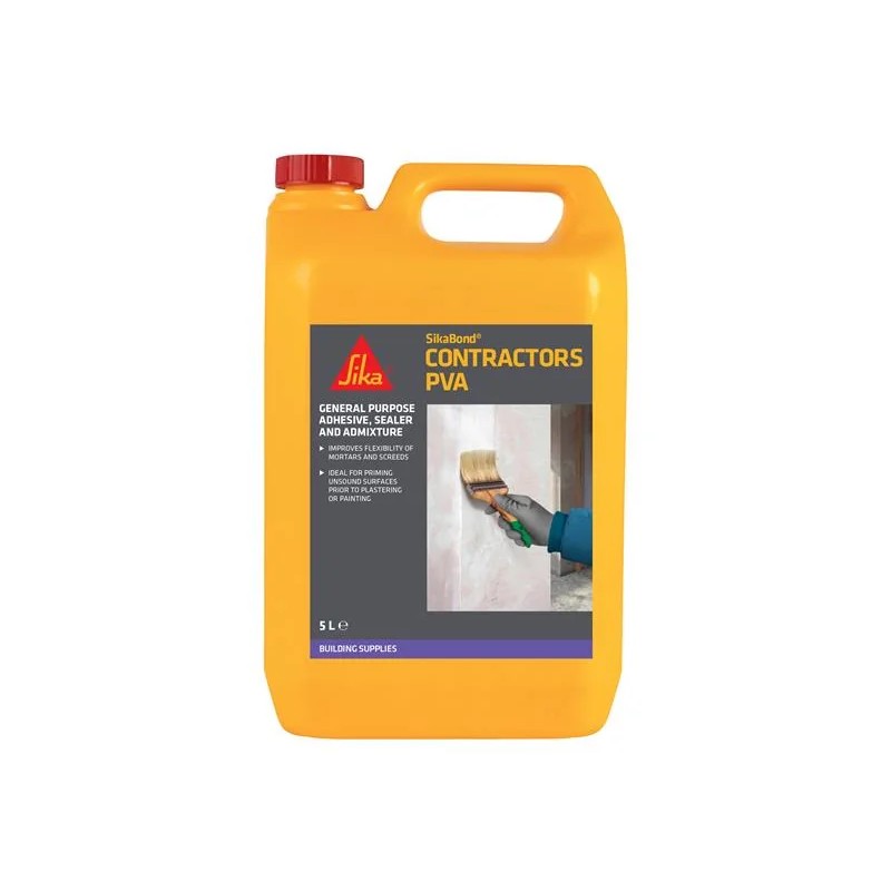 Everbuild Sika Contractors PVA Adhesive 5 Litre