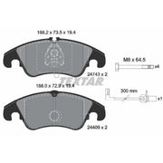 Textar Front Brake Pad Set 2474301