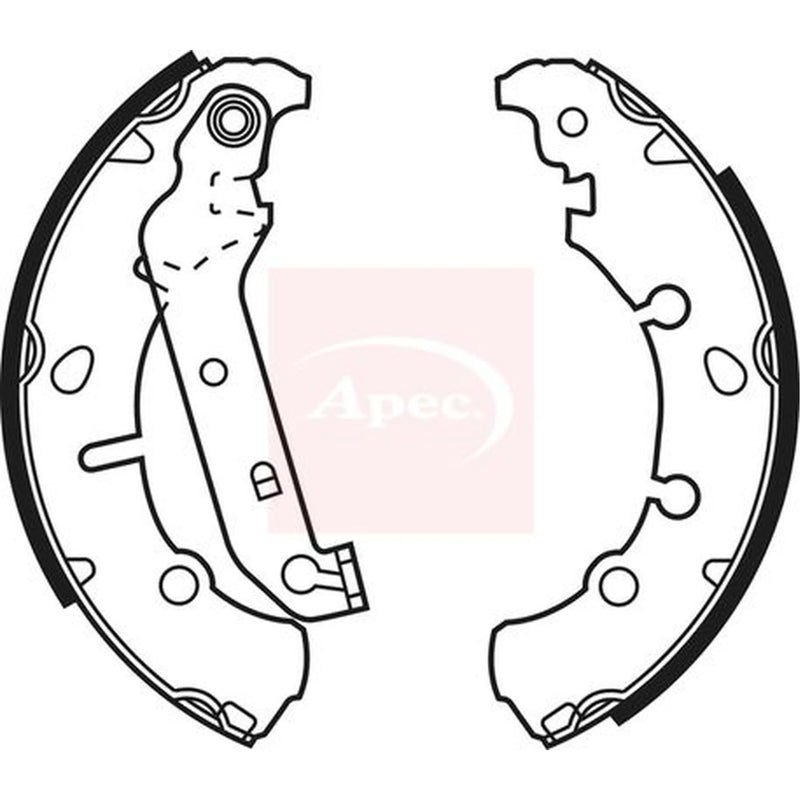 Apec Brake Shoe Set Axle Kit SHU635