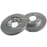 Borg & Beck 2 x Vented Front Brake Discs BBD4025
