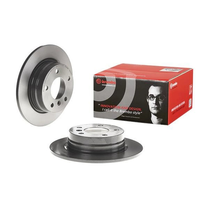 Brembo 2 x Solid Rear Brake Discs 08.5366.21