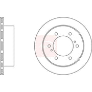 Apec 2 x Vented Rear Brake Discs DSK2331