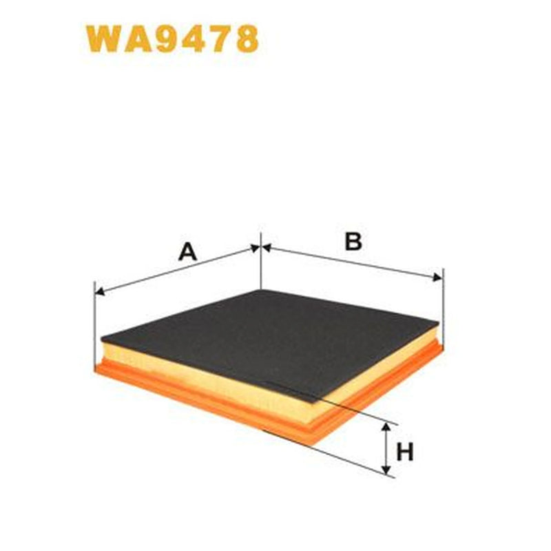WIX Engine Air Filter WA9478