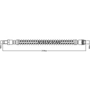 Juratek Brake Hydraulic Hose Line Rear JBH1157