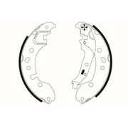 Mintex Brake Shoe Set Axle Kit MFR725