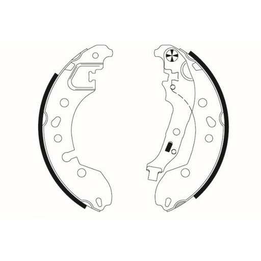 Textar Brake Shoe Set Axle Kit 91080700