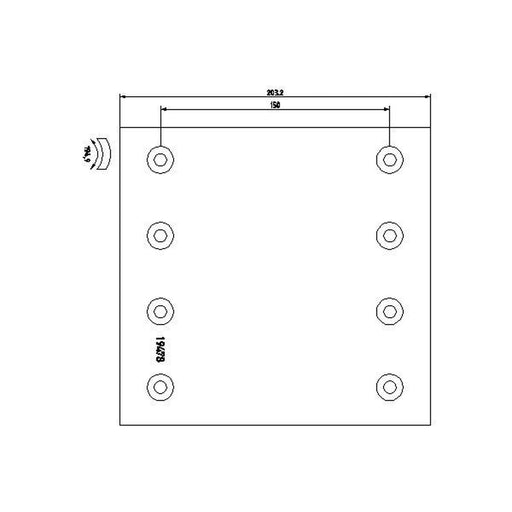 DON Don Cv Brake Lining Set SJ30311S7340