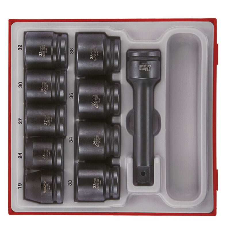 Teng Tools Impact Socket Set 3/4" Drive 16 Pieces TTD9416