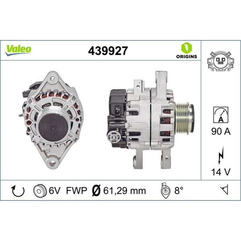 Valeo Car Alternator 12V 439927