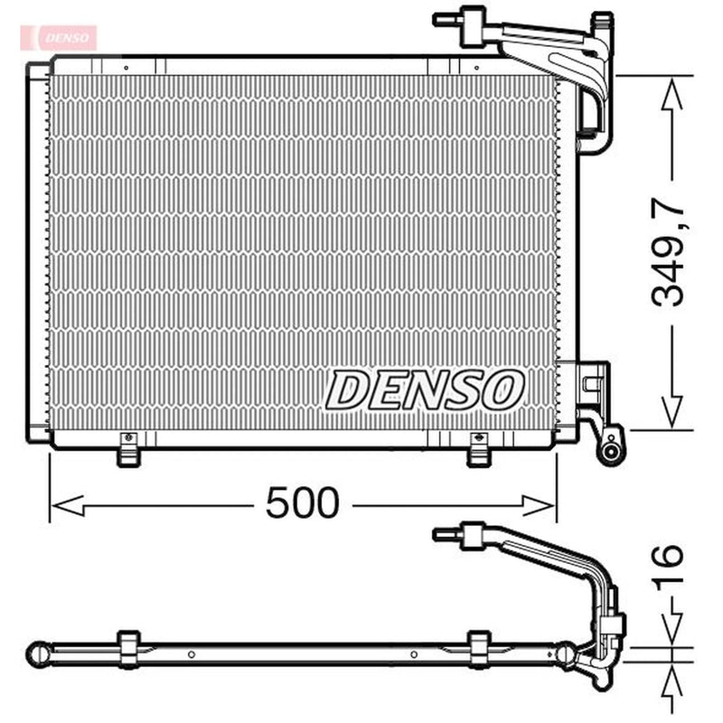 Denso Air Conditioning Condenser DCN10055