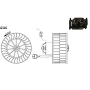 Mahle Heater Blower Fan AB 44 000S