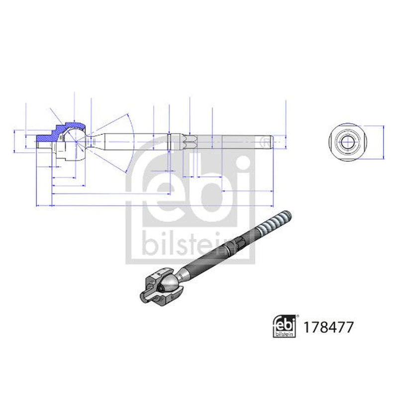 Febi Stabiliser Drop Link Front Right 178477