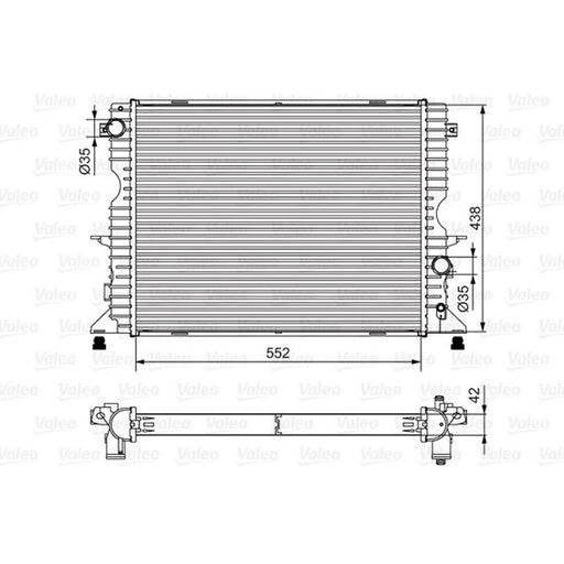 Valeo Engine Radiator 701545