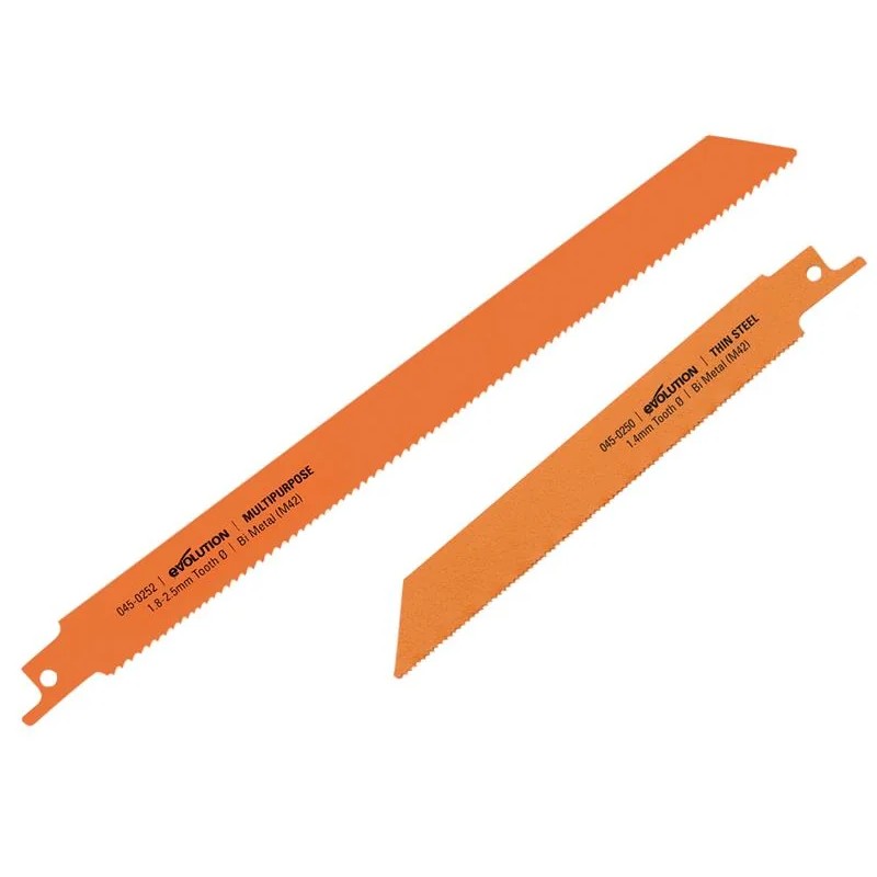 Evolution RAGE8® Thin Steel & Multi-Purpose Blade Pack (Pack 2) - 045-0255