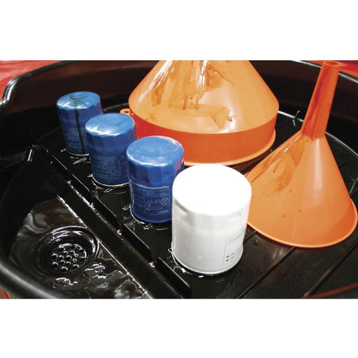 Sealey Oil Drum Drain Pan for 205L Drum DRP19 Sealey  - Town Parts