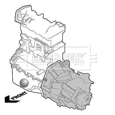 BORG & BECK BEM4112 Engine Mounting Front Lower Fits Nissan Opel Vivaro Renault Borg & Beck - Town Parts