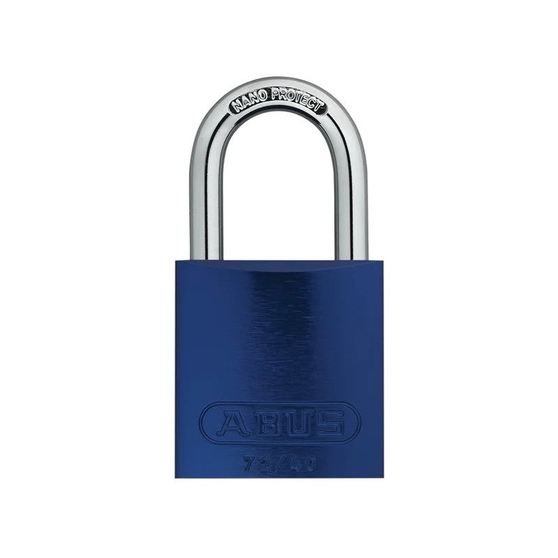 ABUS Mechanical 72/40mm Aluminium Padlock Blue Keyed Alike TT60121 - 10045232-01