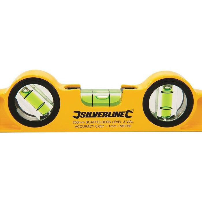 Silverline Magnetic Scaffolders Level 250mm Silverline  - Town Parts