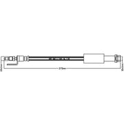 Juratek Brake Hydraulic Hose Line Front JBH1161